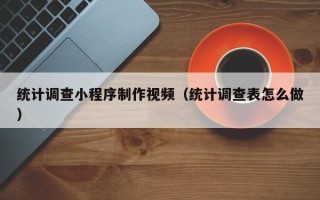 商水统计调查小程序制作视频（统计调查表怎么做）