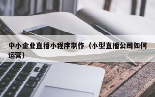 商水中小企业直播小程序制作（小型直播公司如何运营）